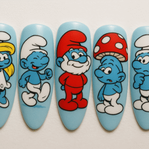 Smurf Nails by Christy