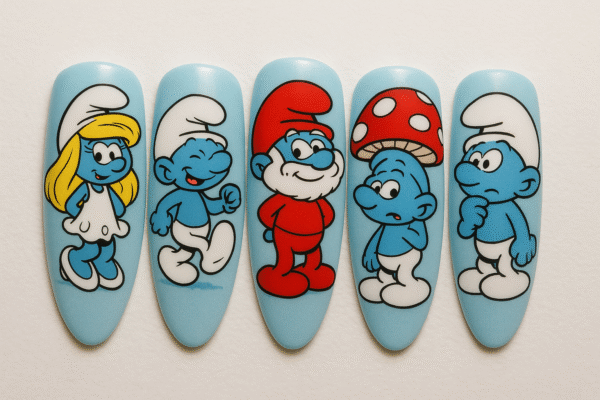 Smurf Nails by Christy